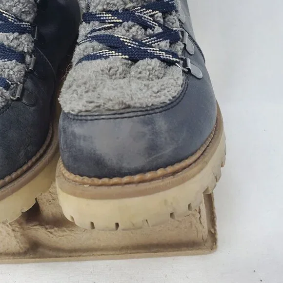 Circus By Sam Edelman Womens Kilbourn Winter Boots Brown Faux Fur Lace Up SZ 6 - Picture 6 of 12